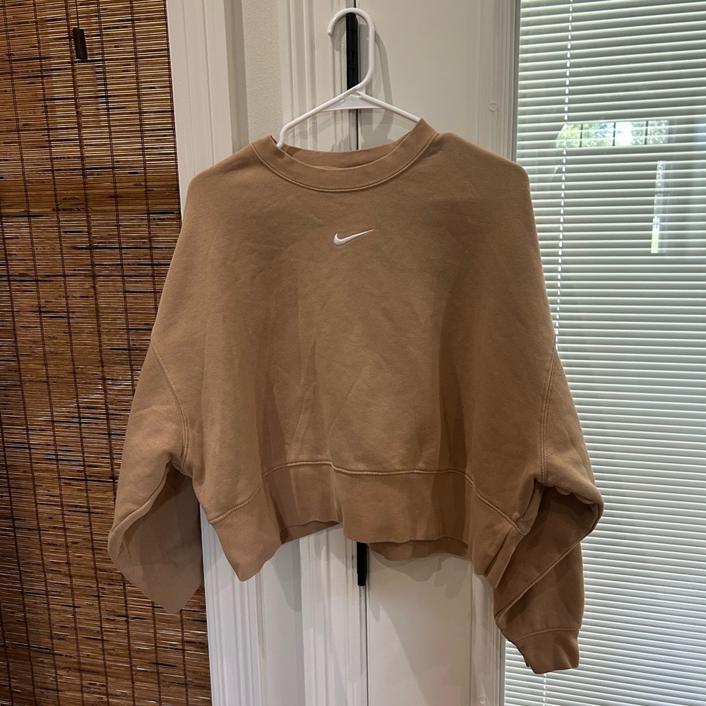Nike Beige Crewneck Top